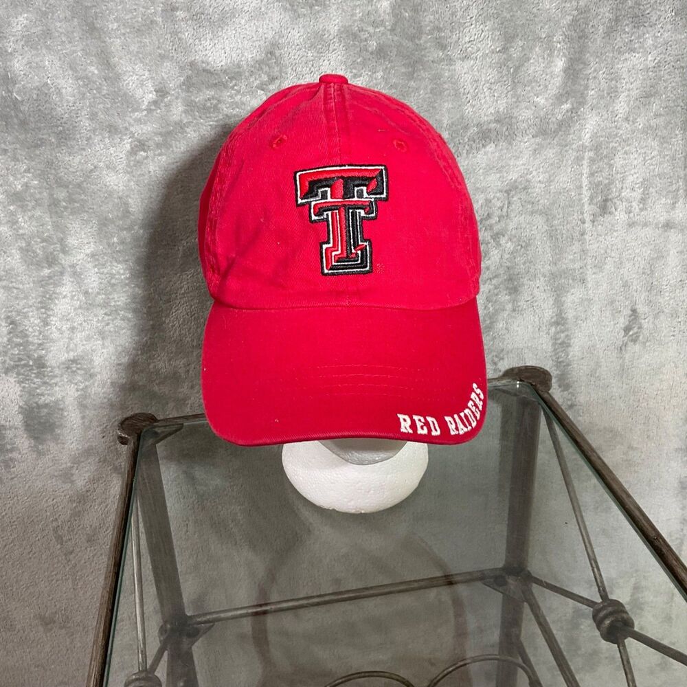 TEXAS TECH RED RAIDERS NCAA EMBROIDERED RED ADULT CAP HAT OSFM